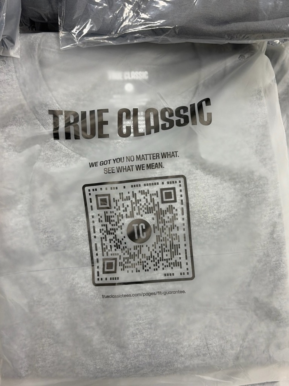 True Classic Grey Short Sleeve Graphic Tee